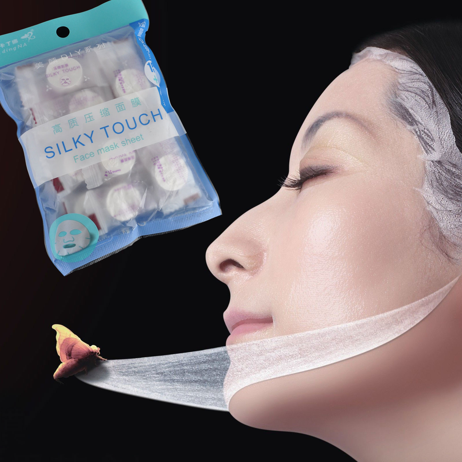 DIY Moisturizing Face Mask
 Shellhard 20pcs Pure Cotton pressed Facial Mask Sheet