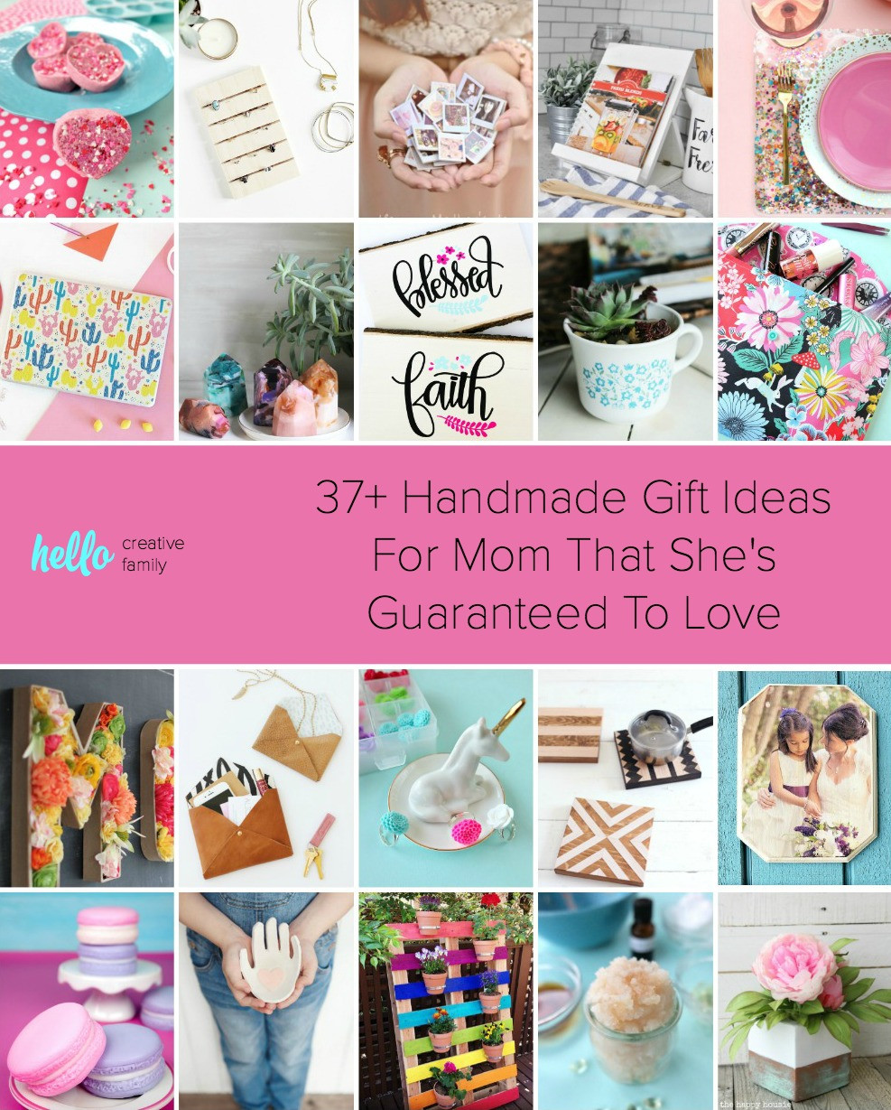 DIY Mom Birthday Gift
 37 Handmade Gift Ideas For Mom That She s Guaranteed To Love