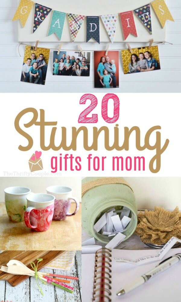 DIY Mom Gifts Ideas
 20 Stunning DIY Gift Ideas for Mom The Thrifty Couple