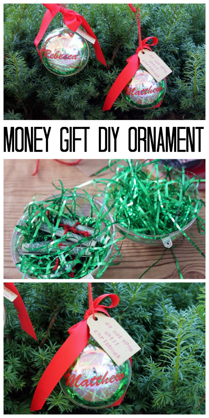 DIY Money Gift Ideas
 Money Gift DIY Ornament The Country Chic Cottage