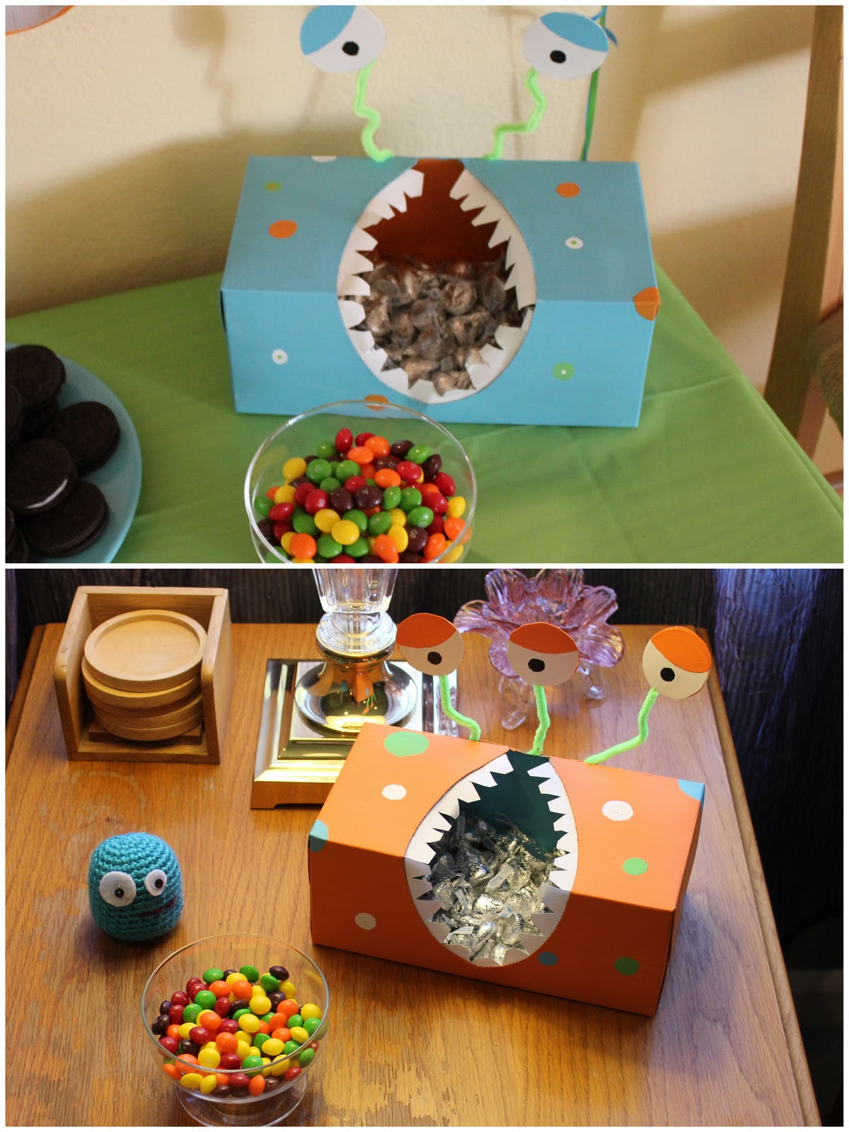 DIY Monster Party Decorations
 Then You Be e A Mom DIY Monster Birthday Party