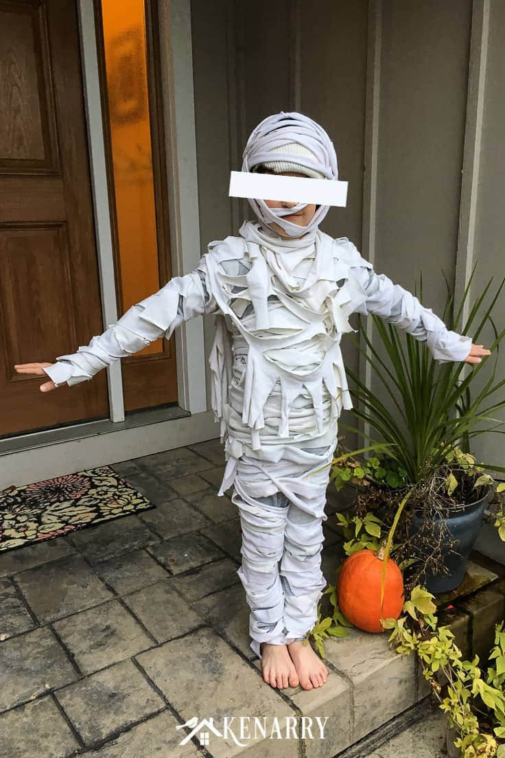 DIY Mummy Costume
 Mummy Costume for Kids Easy DIY Halloween Costume