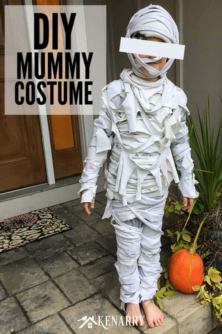 DIY Mummy Costume
 Mummy Costume for Kids Easy DIY Halloween Costume