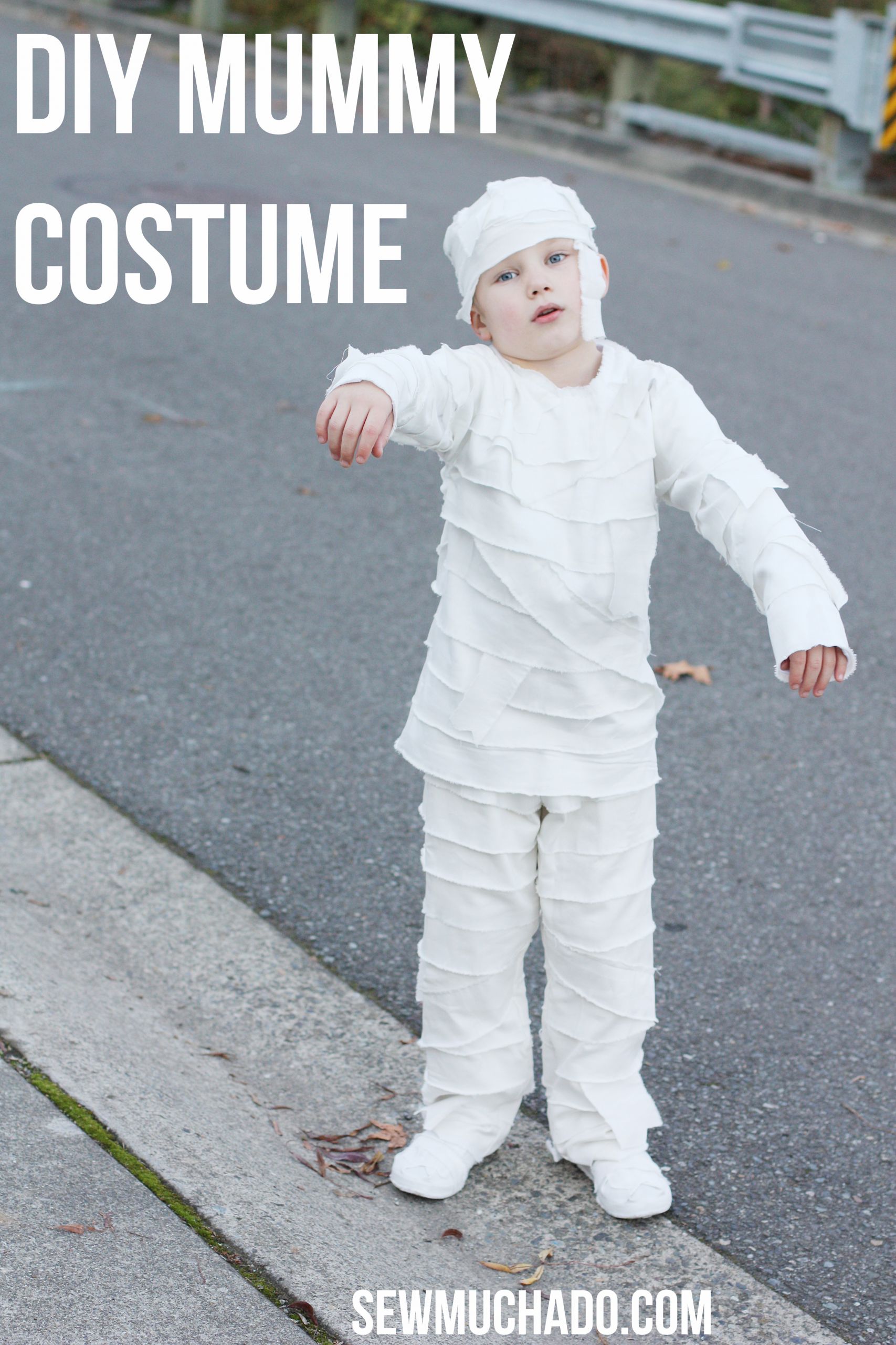 DIY Mummy Costume
 DIY Mummy Costume For Kids Sew Much Ado