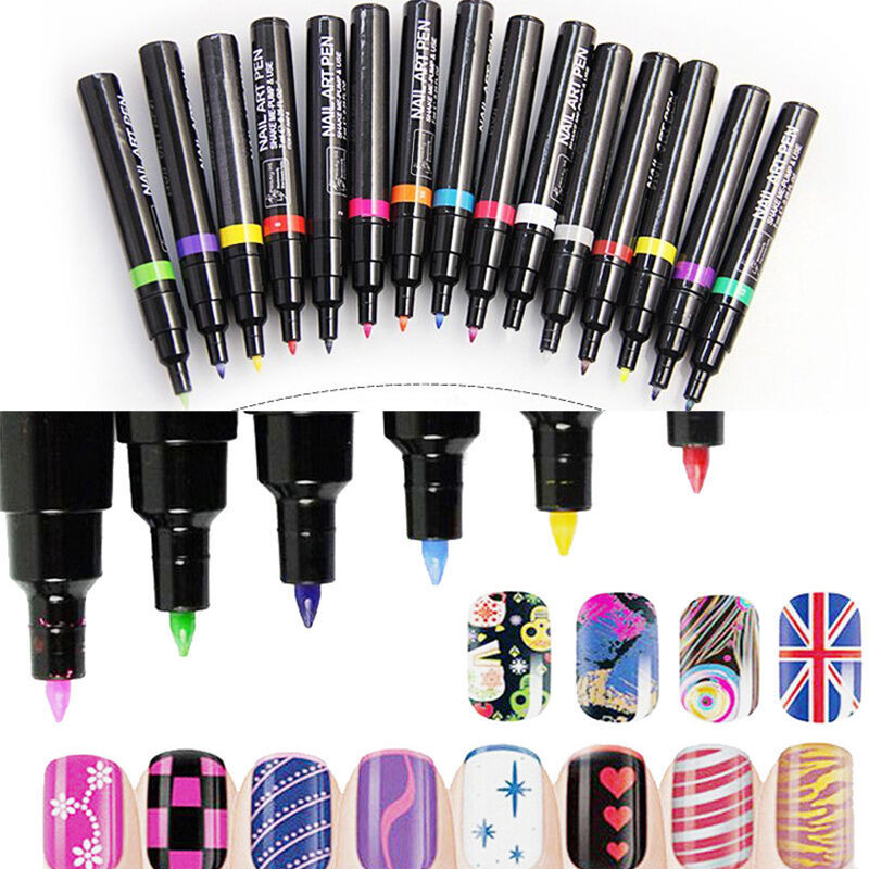 Diy Nail Art Tools
 DIY Nail Art Pens Design 16Color Manicure Tools Women