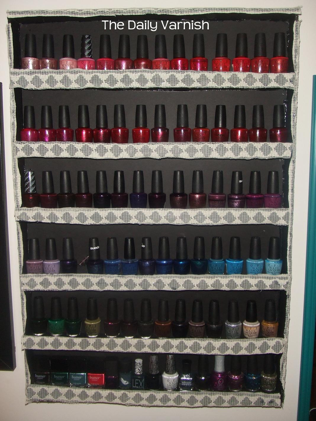 DIY Nail Rack
 DIY Nail Polish Rack – The Daily Varnish