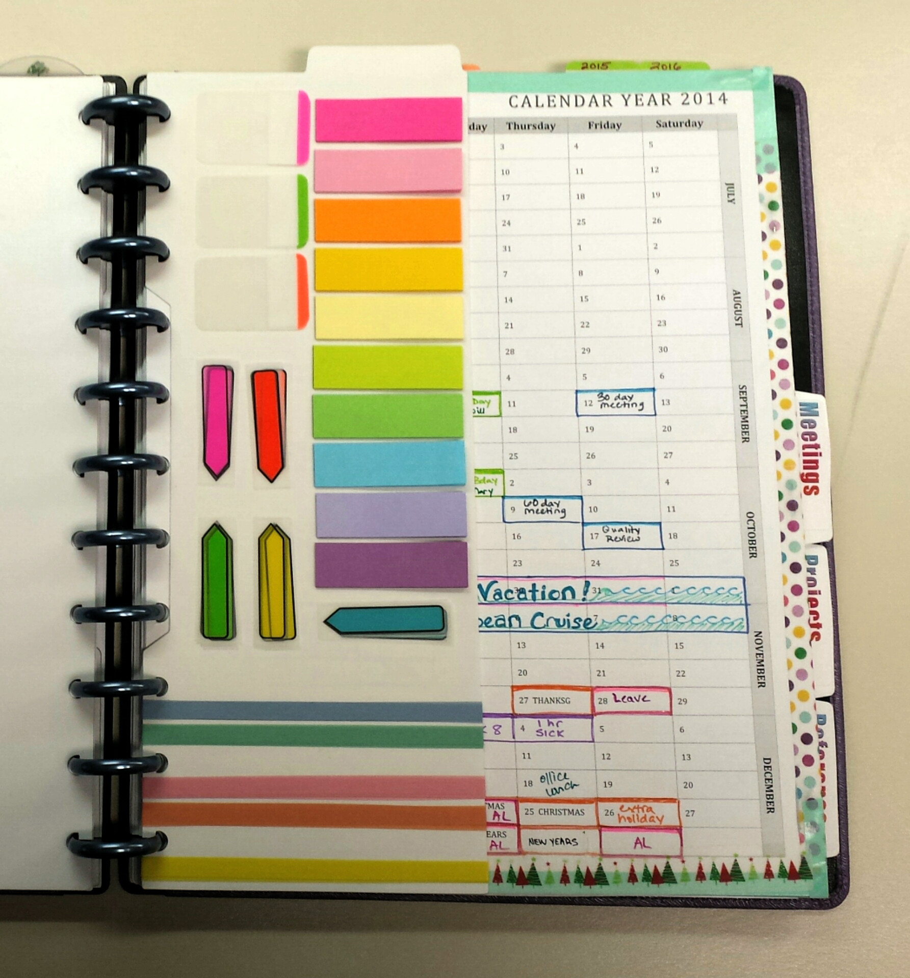 DIY Notebook Planner
 Using Post It Flags in your DIY Planner