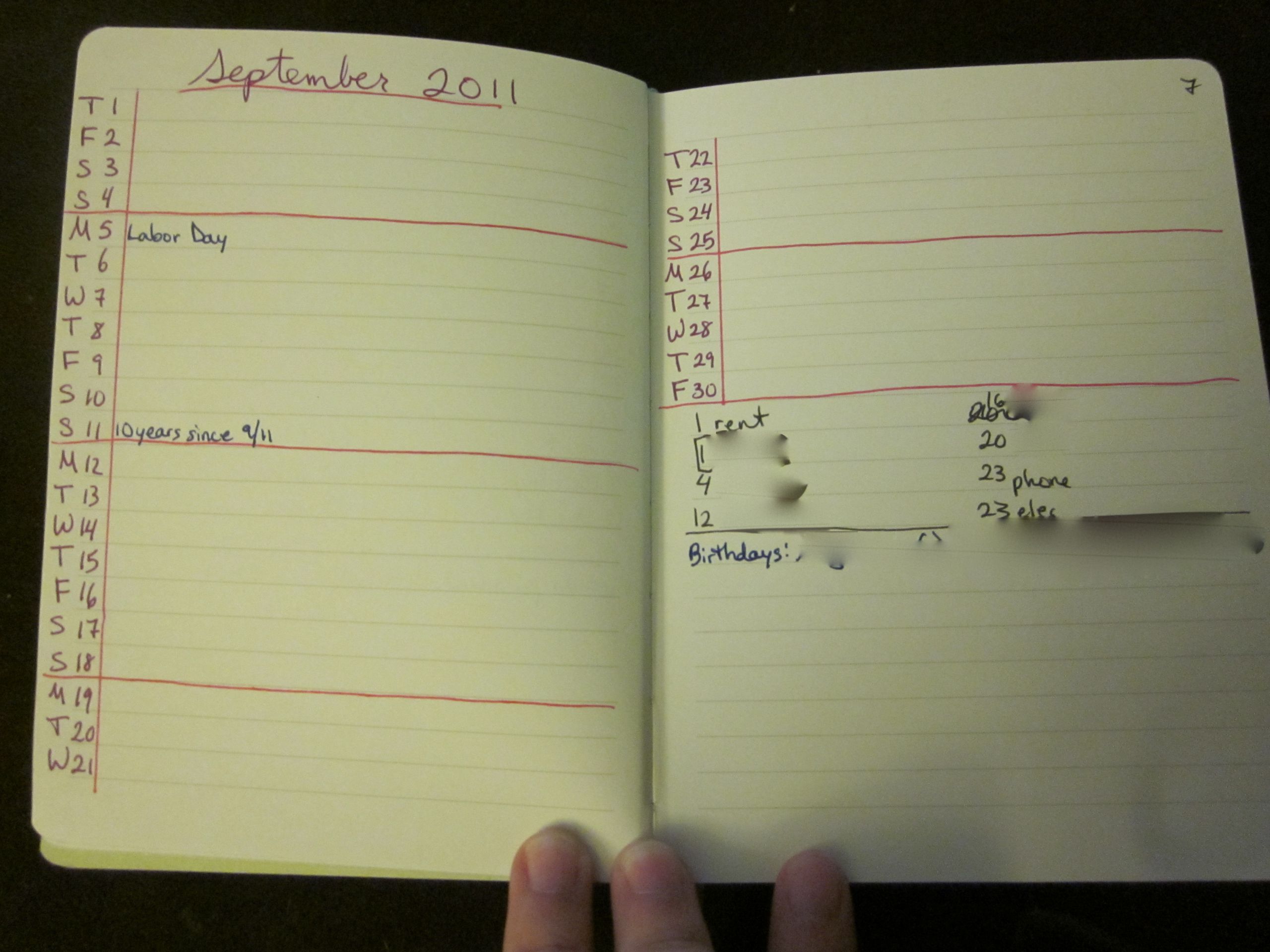 DIY Notebook Planner
 My DIY planner which I may end up not using – Bluebonnet
