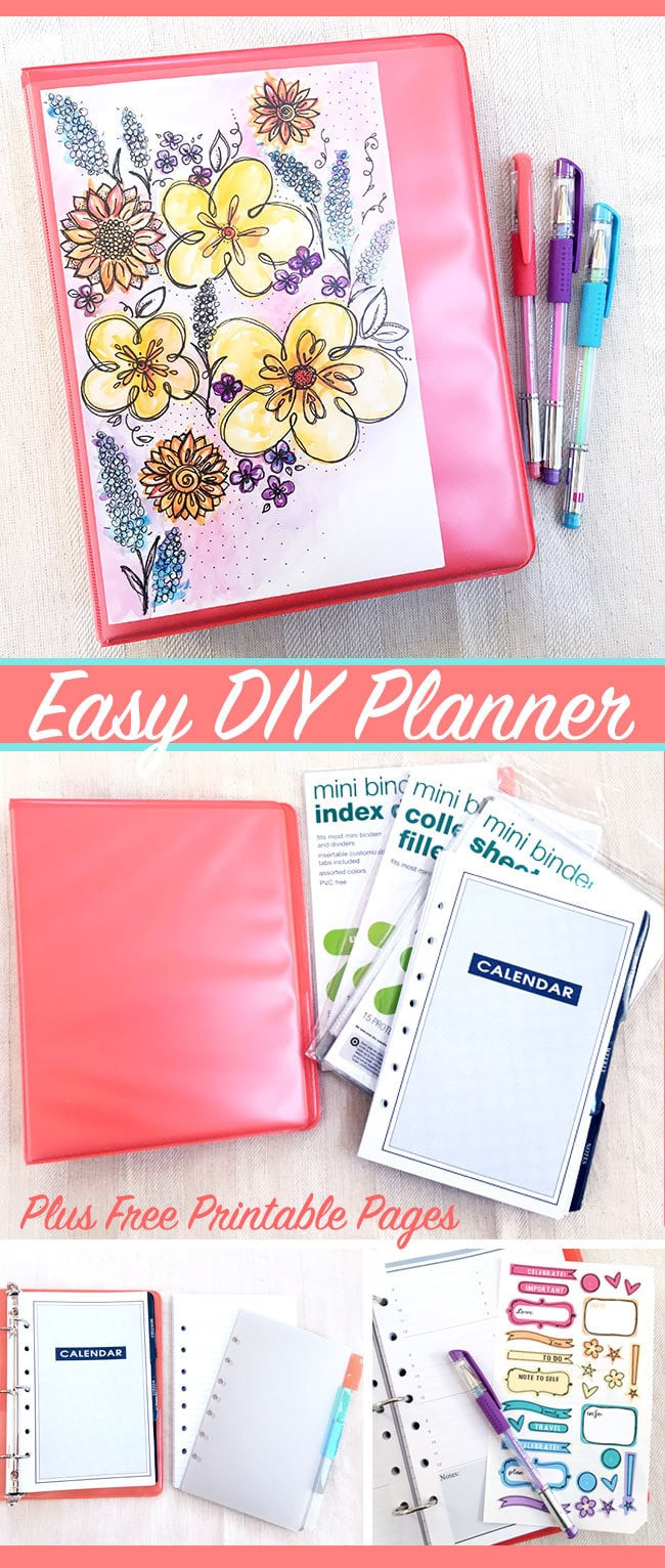 DIY Notebook Planner
 Make Your Own Easy DIY Planner