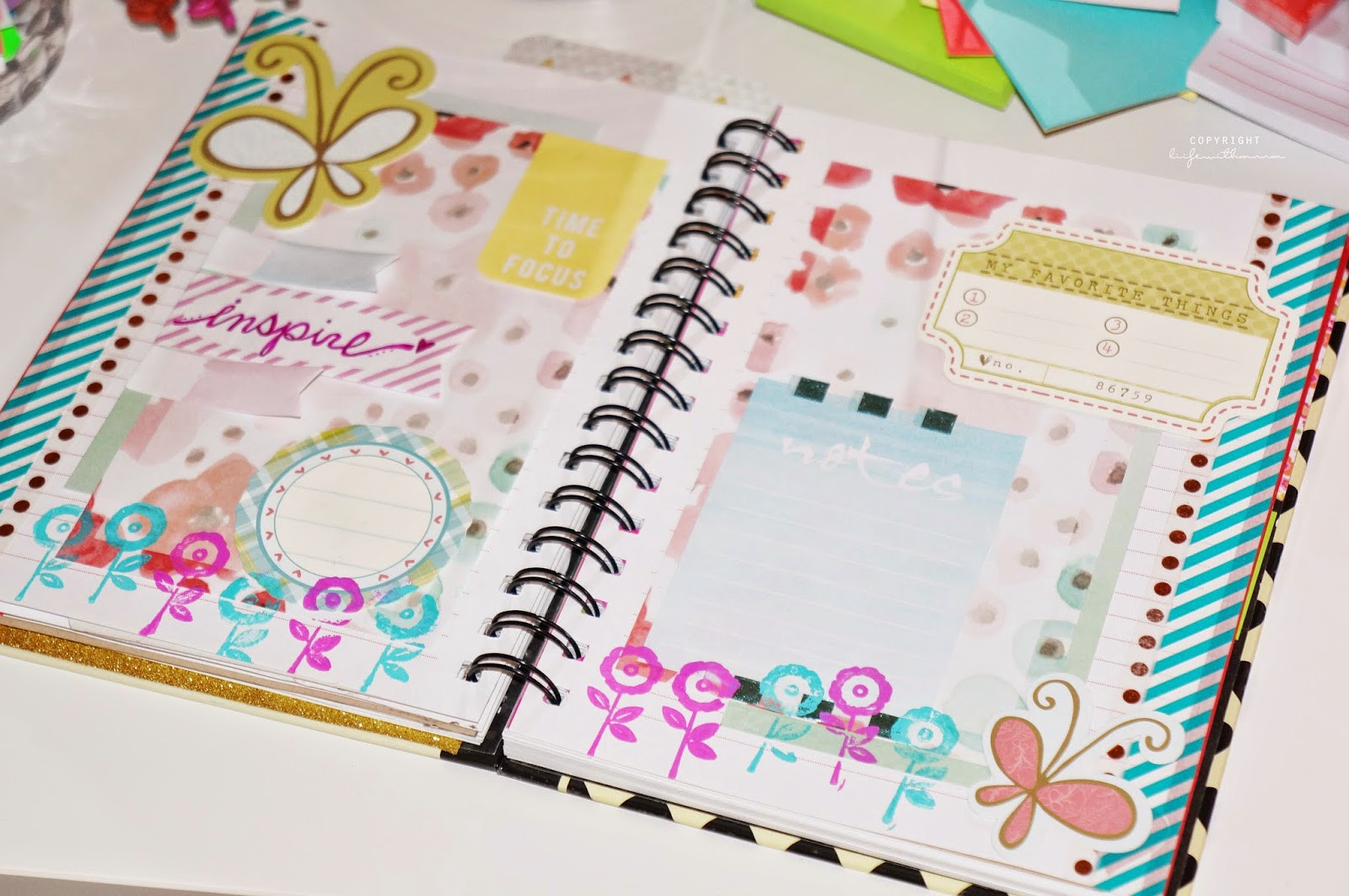 DIY Notebook Planner
 liifewithanna Decorating Your Planner Notebook & DIY