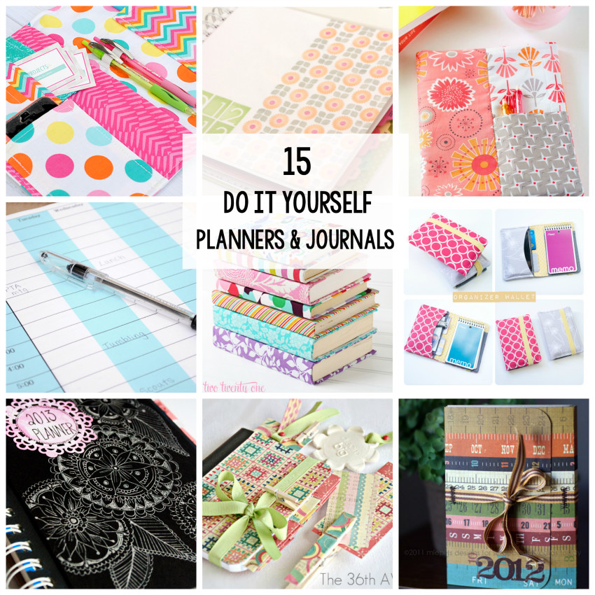 DIY Notebook Planner
 15 DIY Planners & Journals to Make or Print at Home
