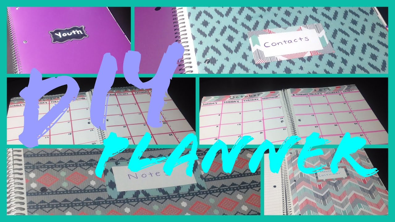 DIY Notebook Planner
 DIY Planner In A Notebook