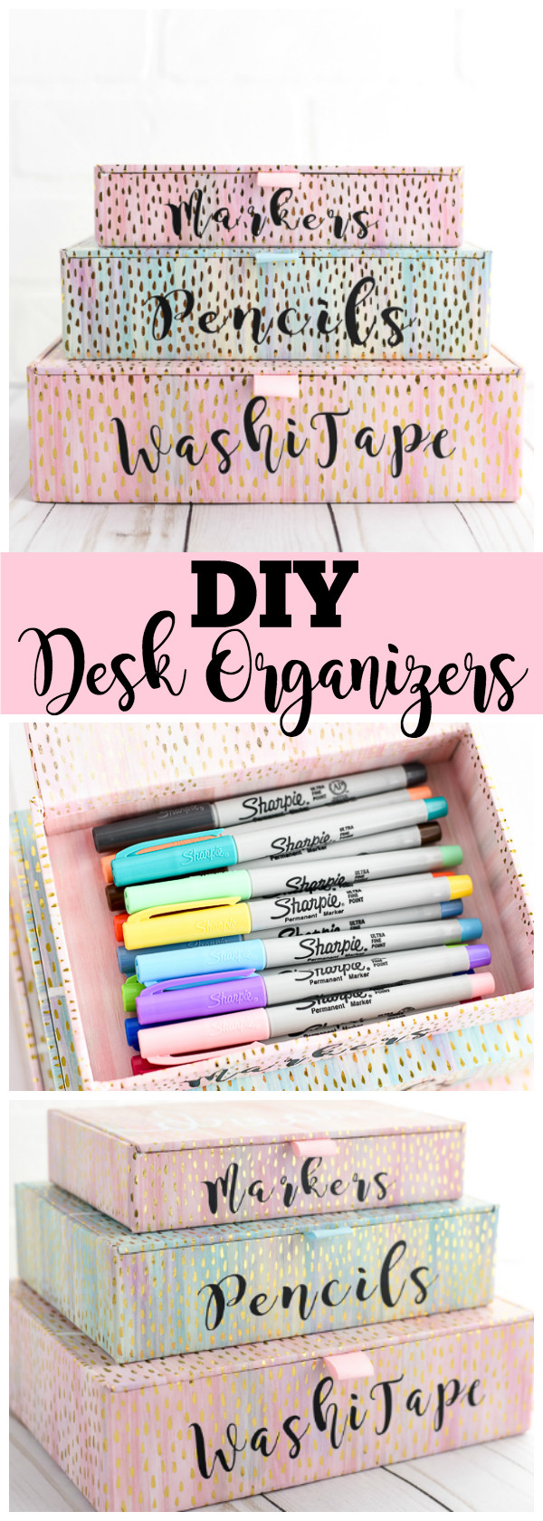 DIY Office Organizers
 DIY Desk Organizers