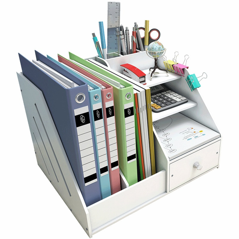 DIY Office Organizers
 DIY Magazine Organizers Desk Organizer Book Holder Desk