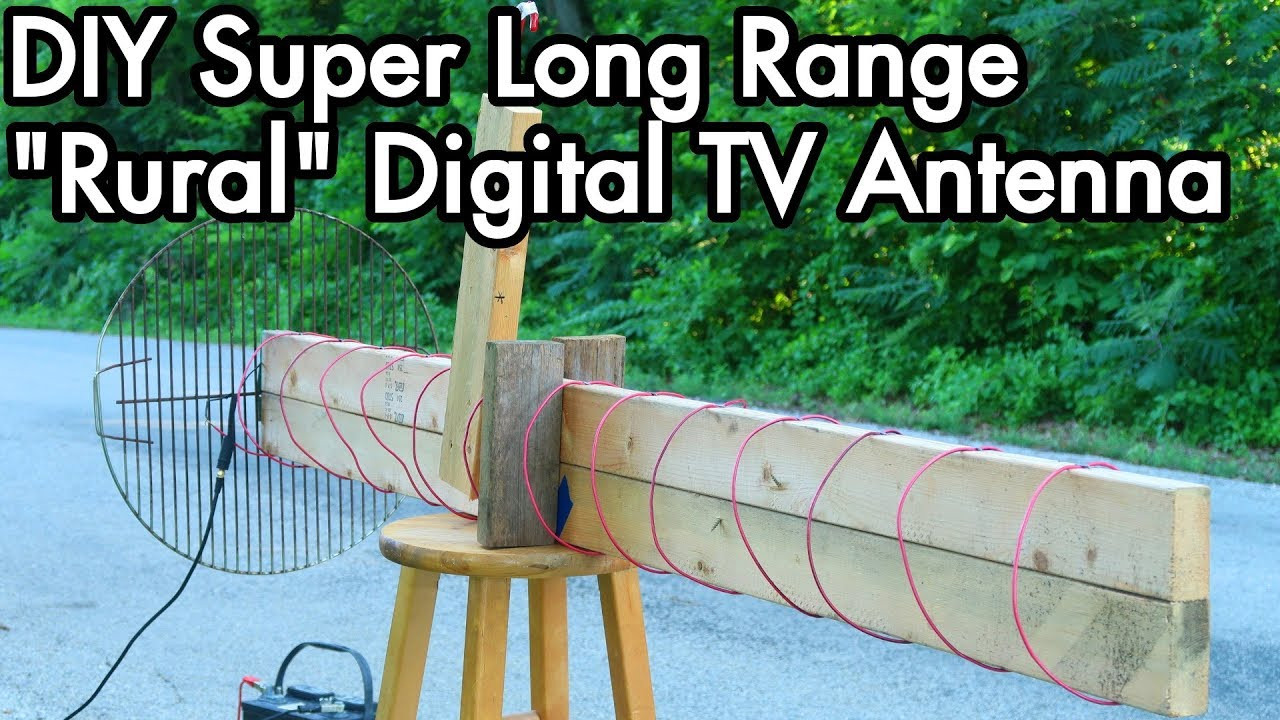 DIY Outdoor Antenna
 Digital TV Antenna Experiments 02 DIY Super Long Range