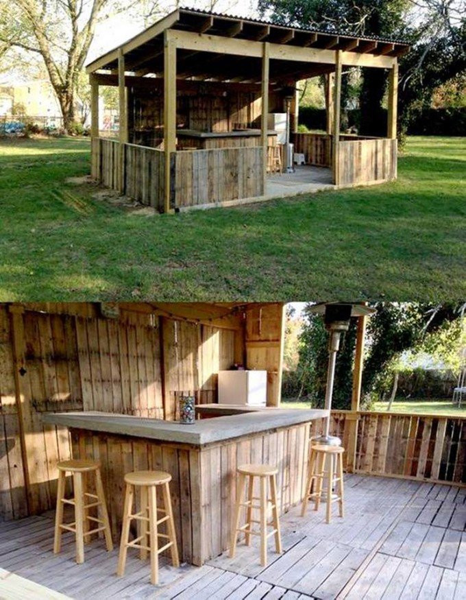 DIY Outdoor Bar Plans
 The Best DIY Wood & Pallet Ideas Kitchen Fun With My 3 Sons
