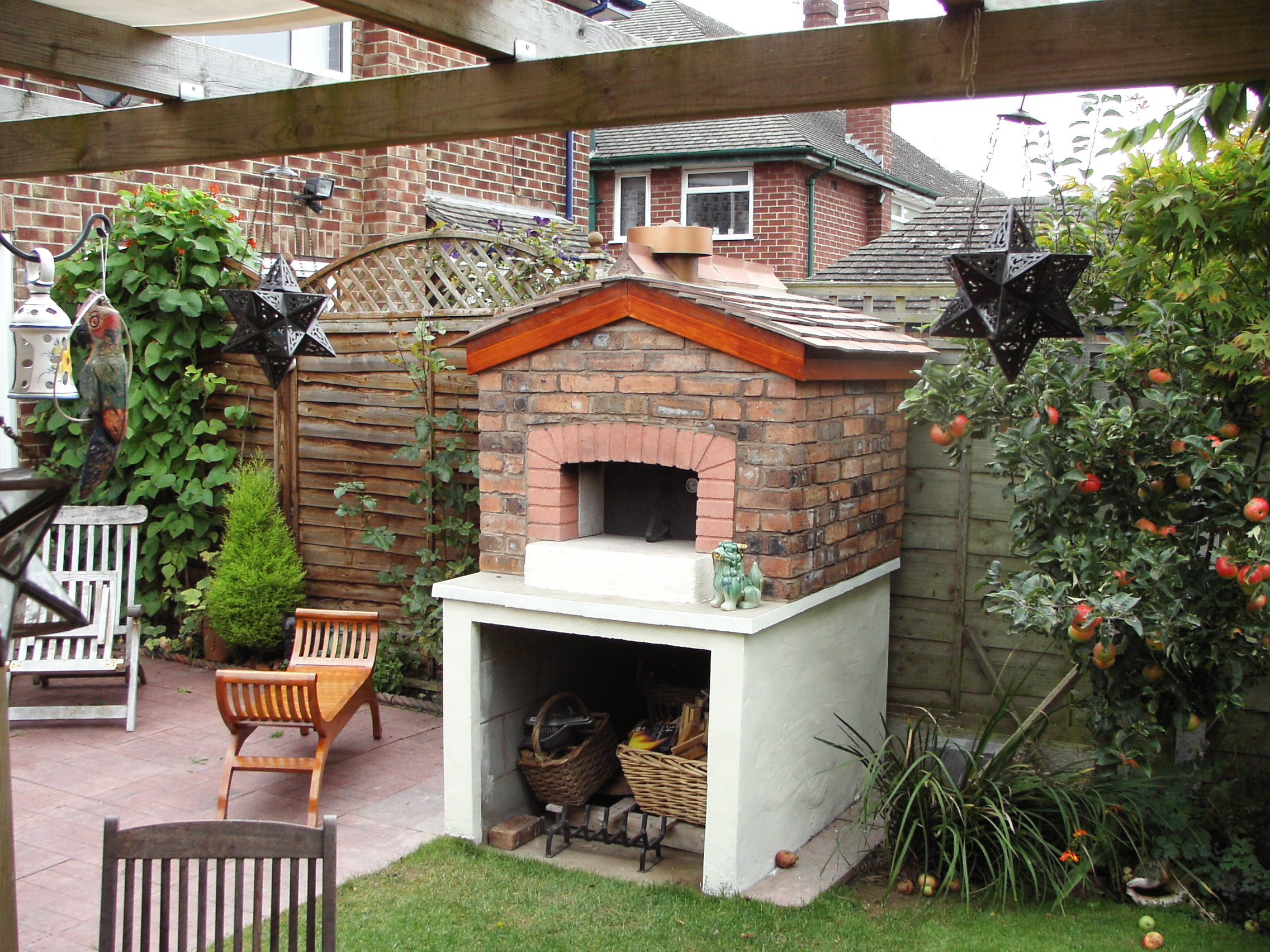 DIY Outdoor Brick Fireplace
 DIY Outdoor Brick Fireplace