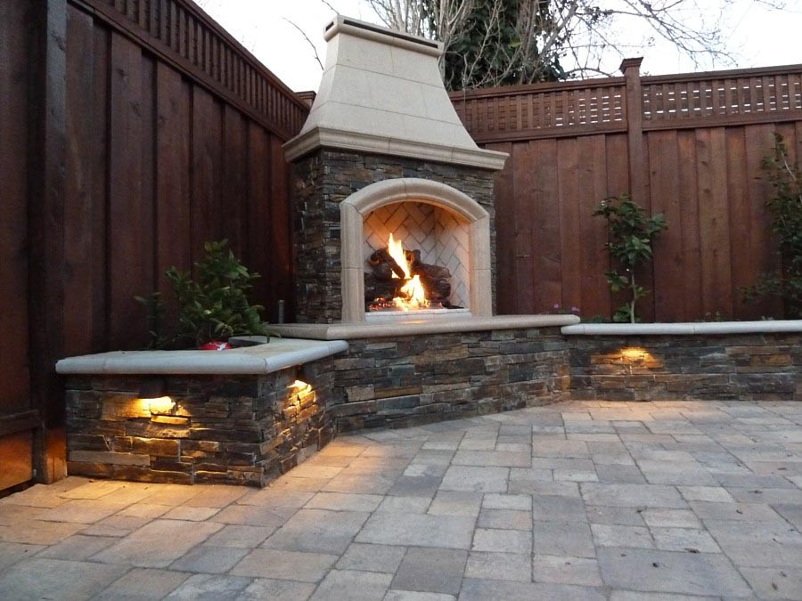 DIY Outdoor Brick Fireplace
 Brick Outdoor Fireplace DIY