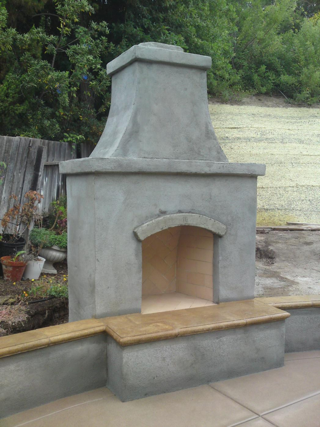 DIY Outdoor Brick Fireplace
 Another Outdoor Fireplace Masonry Picture Post