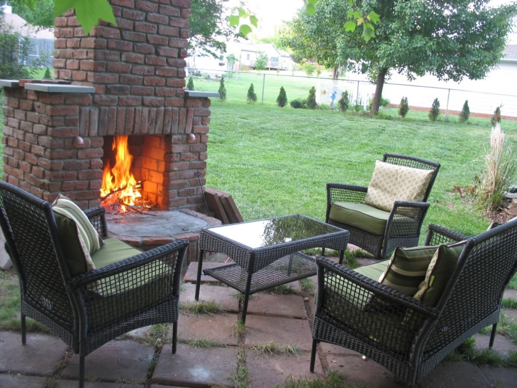 DIY Outdoor Brick Fireplace
 12 Outdoor Fireplace Plans Add Warmth and Ambience to