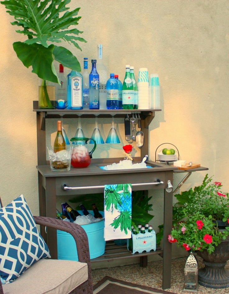 DIY Outdoor Buffet Table
 TOP 10 Genius DIY Backyard Furniture Ideas Top Inspired