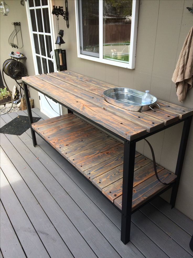 DIY Outdoor Buffet Table
 Outdoor Buffet table My Projects