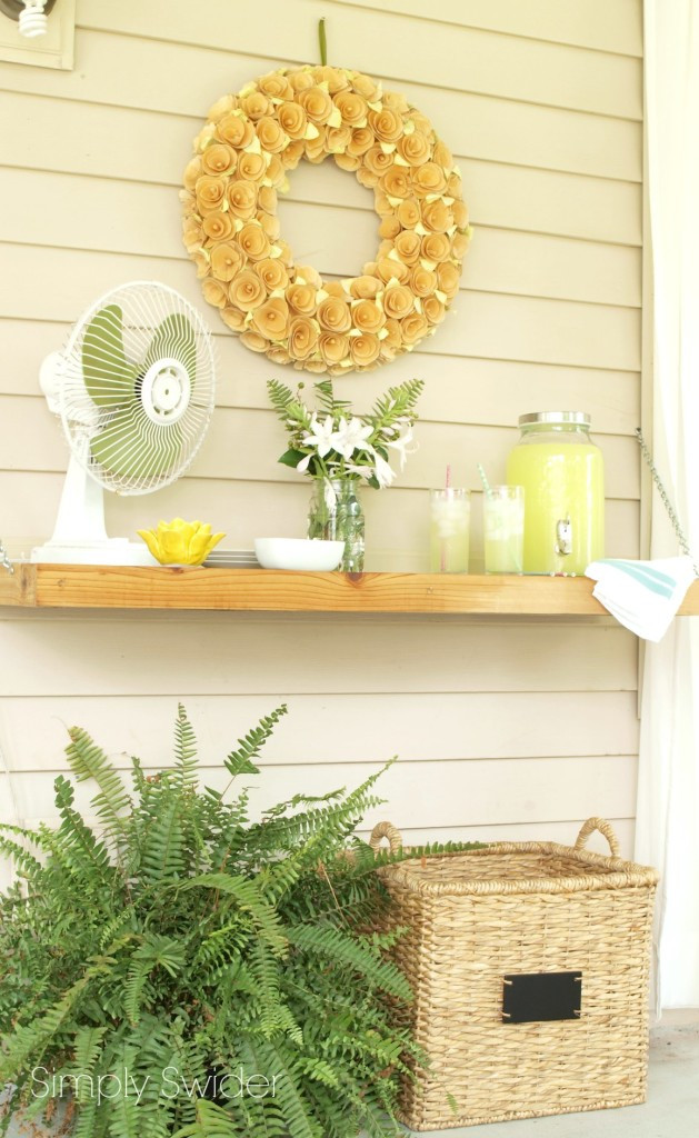 DIY Outdoor Buffet Table
 Remodelaholic