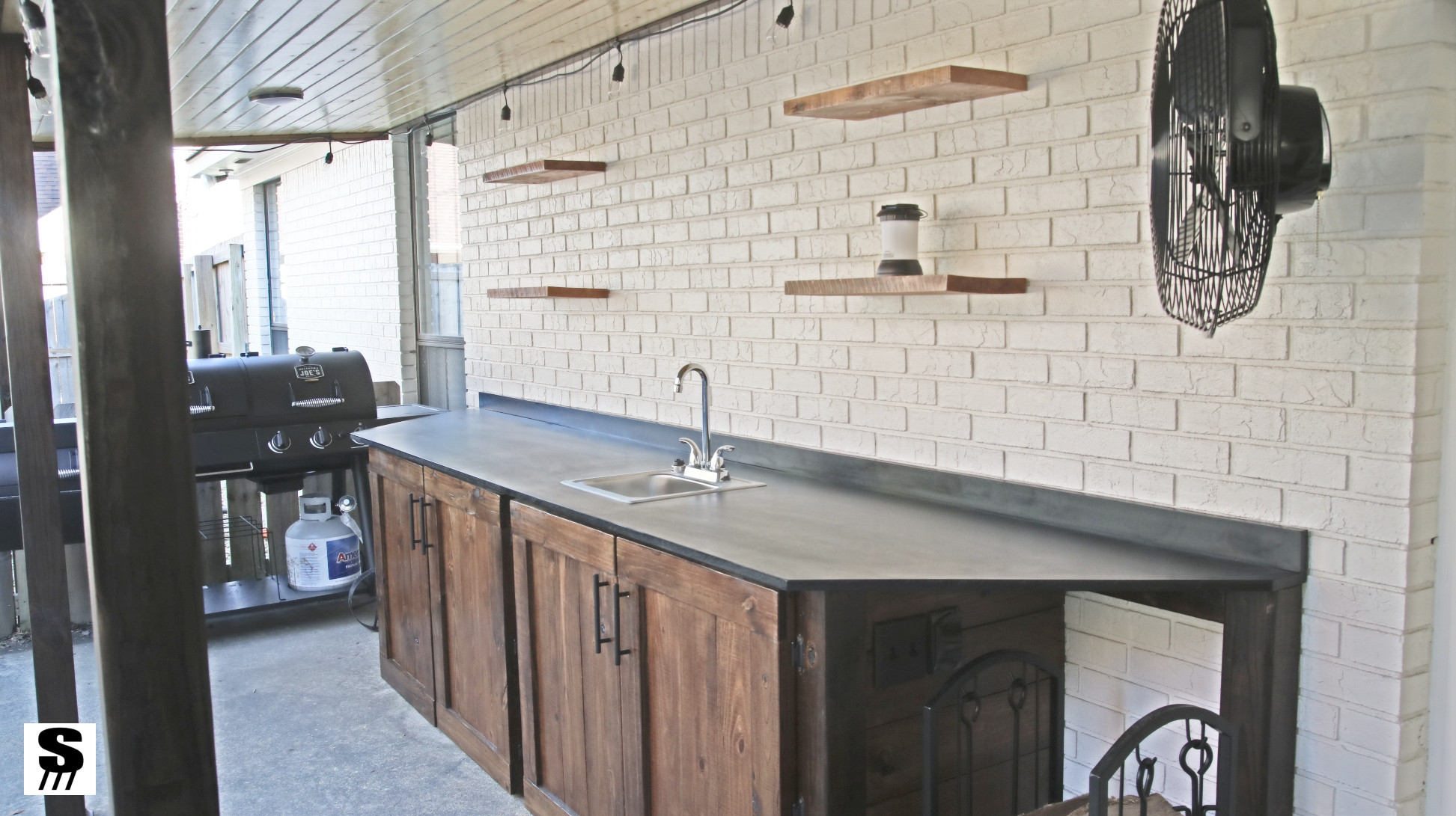 DIY Outdoor Cabinets
 DIY Outdoor Kitchen By Stone and Sons Workshop