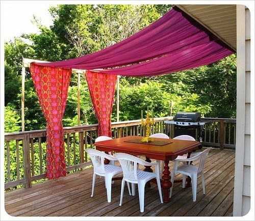 DIY Outdoor Canopy
 DIY Summer Sunshades