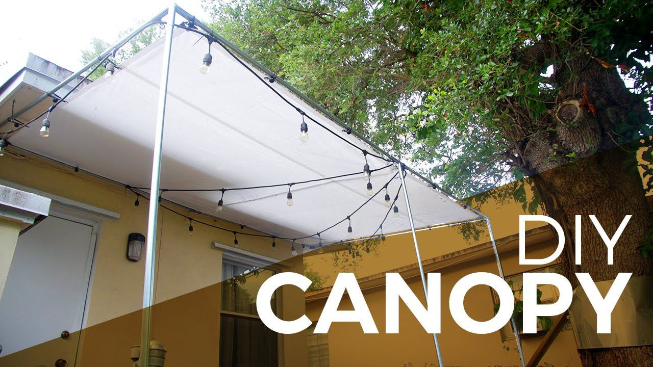 DIY Outdoor Canopy Frame
 How to install a Canopy with Regular and Electrical