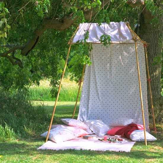 DIY Outdoor Canopy
 20 DIY Outdoor Curtains Sunshades and Canopy Designs for