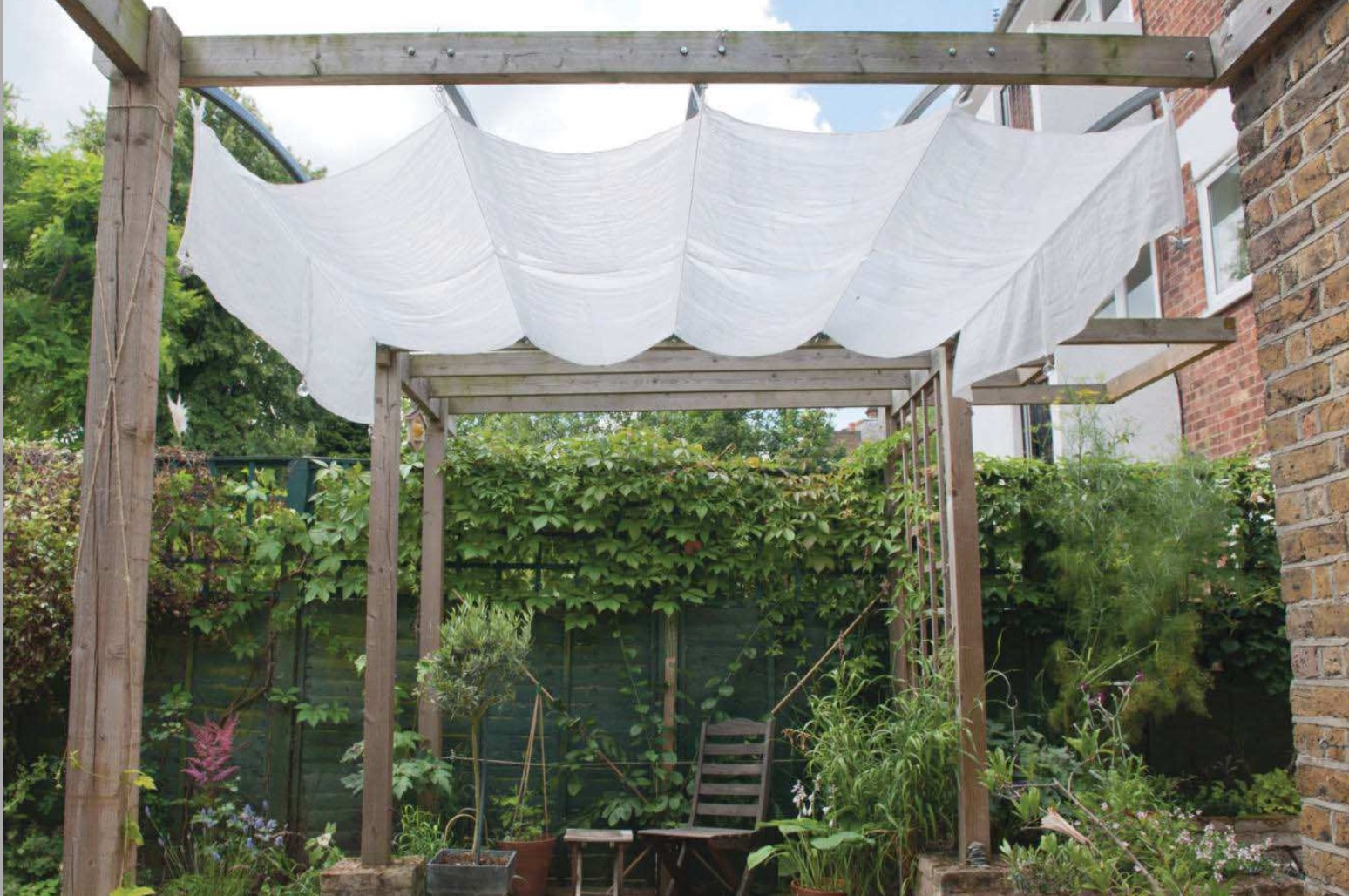 DIY Outdoor Canopy
 DIY Patio Canopy How To Build a Simple & Cheap DIY Canopy