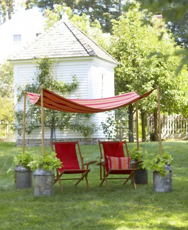 DIY Outdoor Canopy
 Easy Canopy Ideas to Add More Shade to Your Yard
