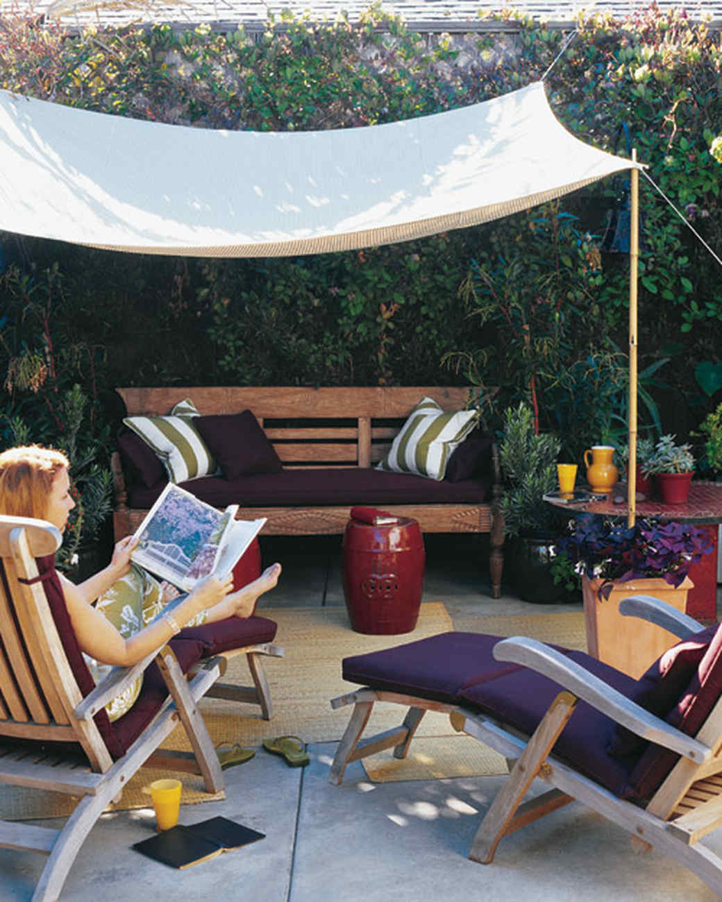 DIY Outdoor Canopy
 A Slice of Shade Creating Canopies