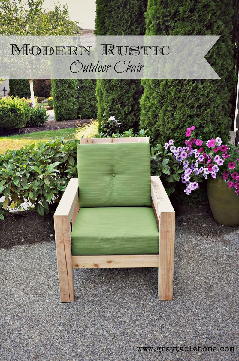 DIY Outdoor Chairs
 Ana White