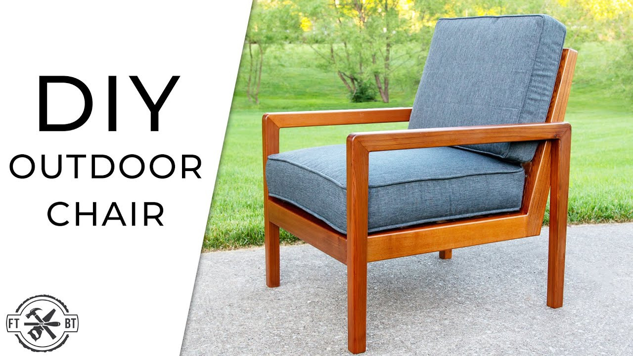 DIY Outdoor Chairs
 DIY Modern Outdoor Chair