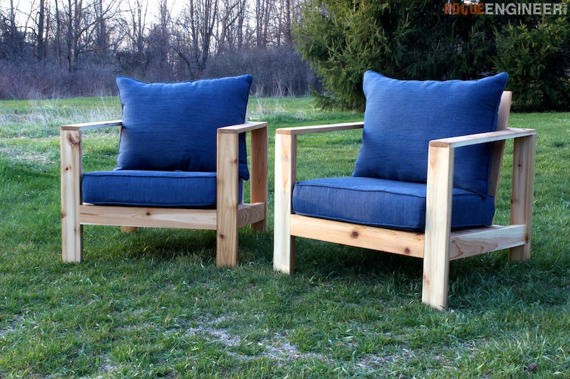 DIY Outdoor Chairs
 Outdoor Arm Chair Rogue Engineer