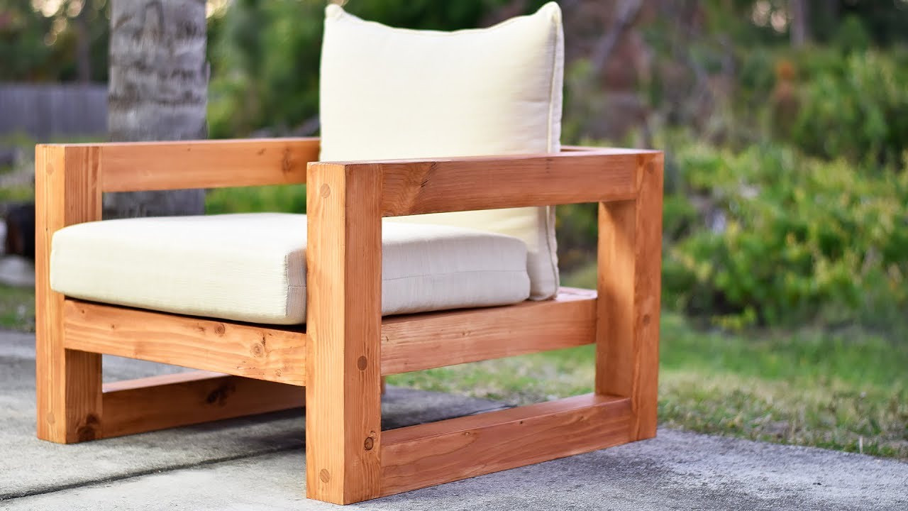 DIY Outdoor Chairs
 DIY Modern Outdoor Chair