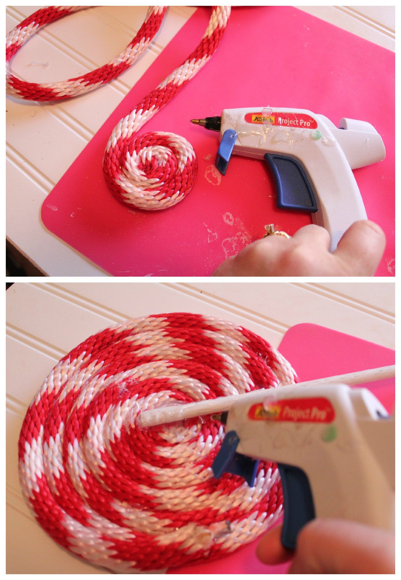 DIY Outdoor Christmas Candy Decorations
 DIY Peppermint Lollipops Christmas Decor Mom Endeavors