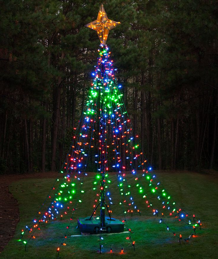 DIY Outdoor Christmas Light Tree
 37 best Our Favorite DIY Ideas images on Pinterest