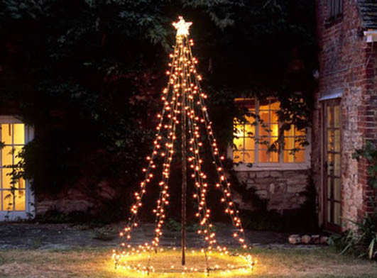 DIY Outdoor Christmas Light Tree
 Saturday December 13 Tree Lighting and Carol Singing at