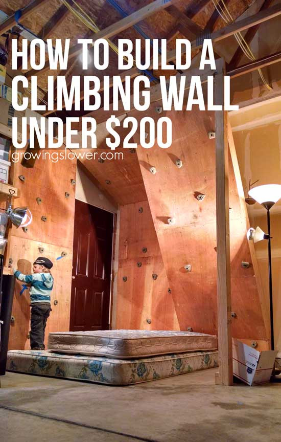 DIY Outdoor Climbing Wall
 How to Build a Home Climbing Wall Under $200 DIY