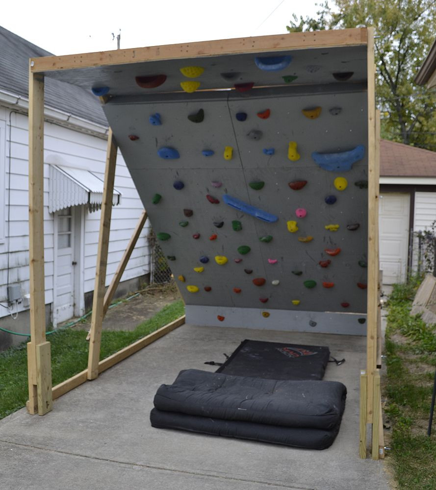 DIY Outdoor Climbing Wall
 Building a bouldering wall Our Life Outside