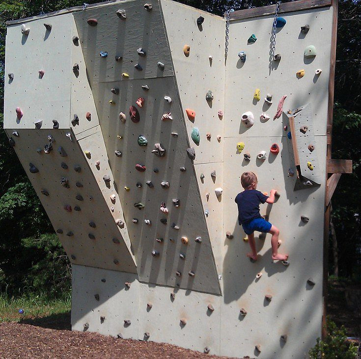 DIY Outdoor Climbing Wall
 20 DIY Rock Climbing Walls to Bring the Mountains Closer