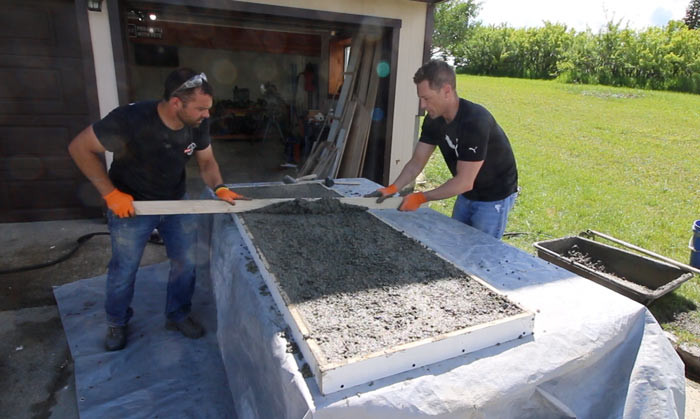 DIY Outdoor Concrete Countertops
 How to Make Concrete Counters for an Outdoor Kitchen