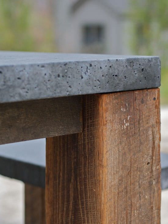 DIY Outdoor Concrete Table
 DIY Outdoor Dining Tables