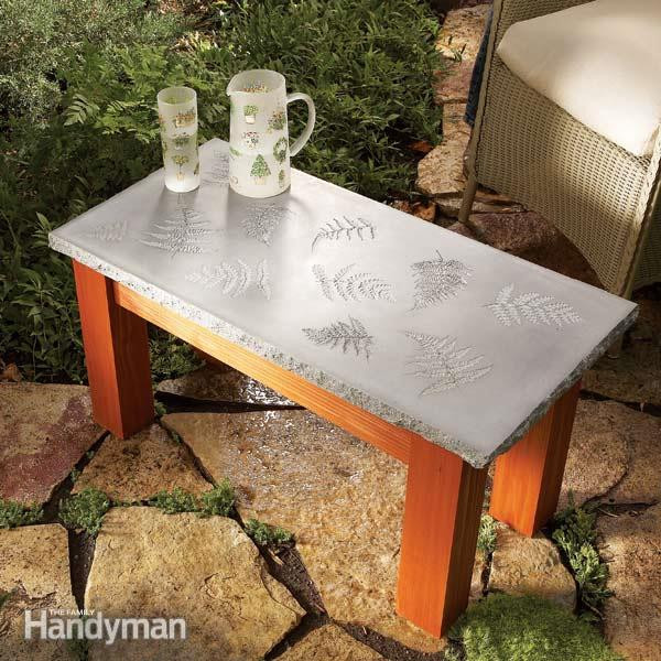 DIY Outdoor Concrete Table
 Build Your Own Concrete Table