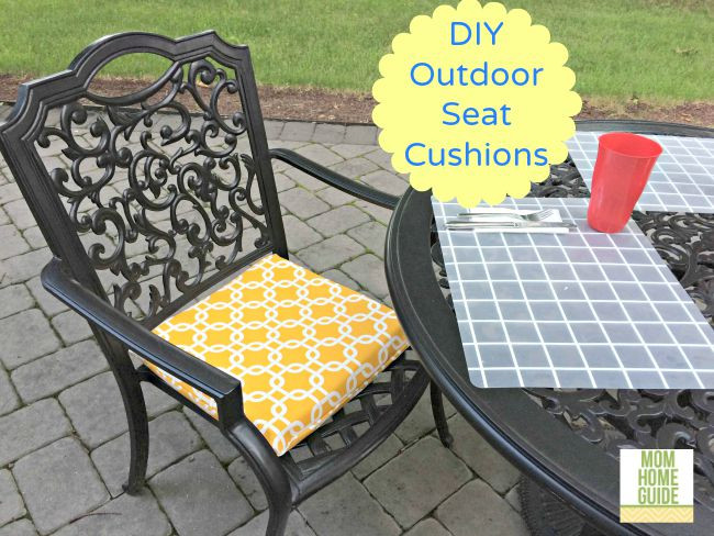 DIY Outdoor Couch Cushions
 DIY Outdoor Seat Cushions