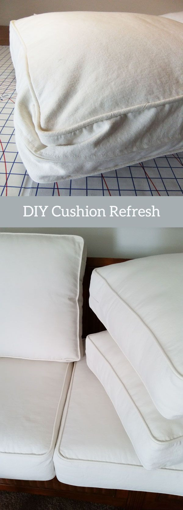 DIY Outdoor Couch Cushions
 DIY Cushion Refresh for Your Sofa and Armchair