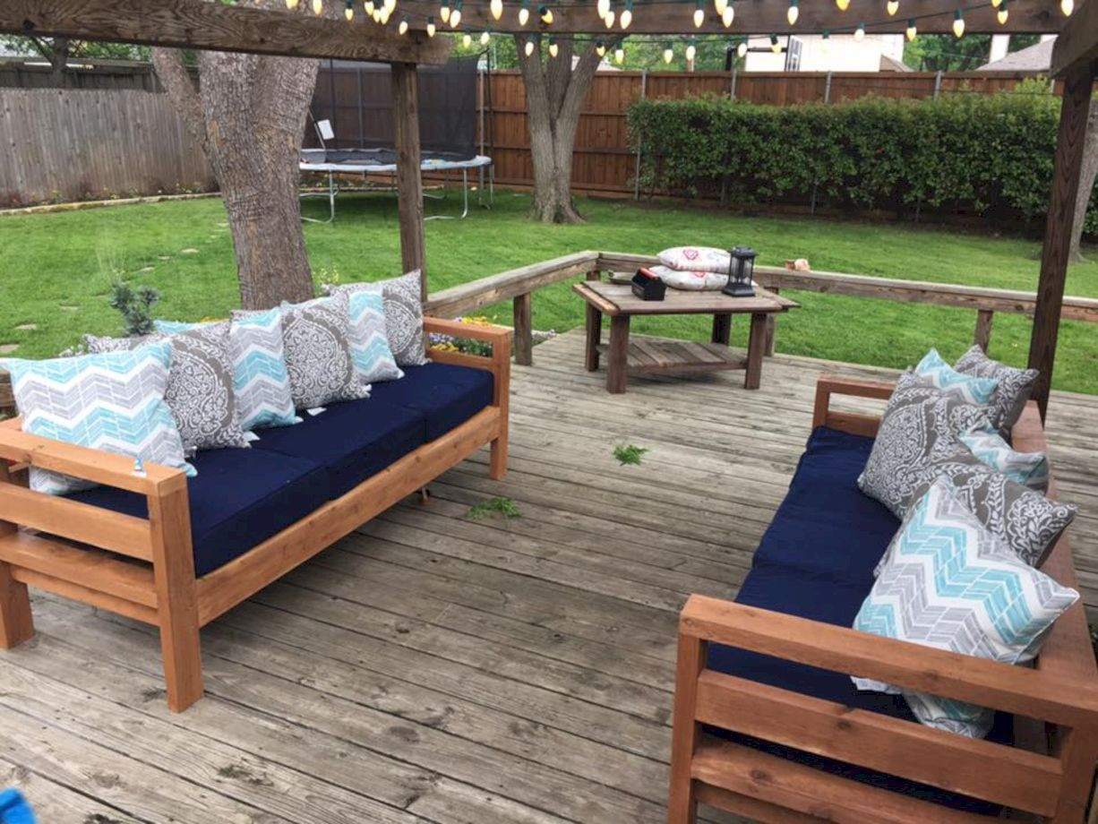 DIY Outdoor Couch
 54 Amazing Diy Outdoor Patio Furniture Ideas ROUNDECOR